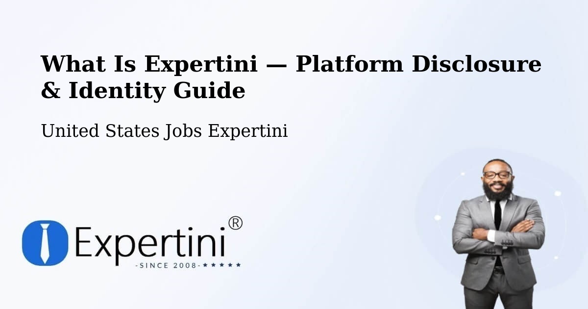 What Is Expertini — Platform Disclosure & Identity Guide – Saint Clair